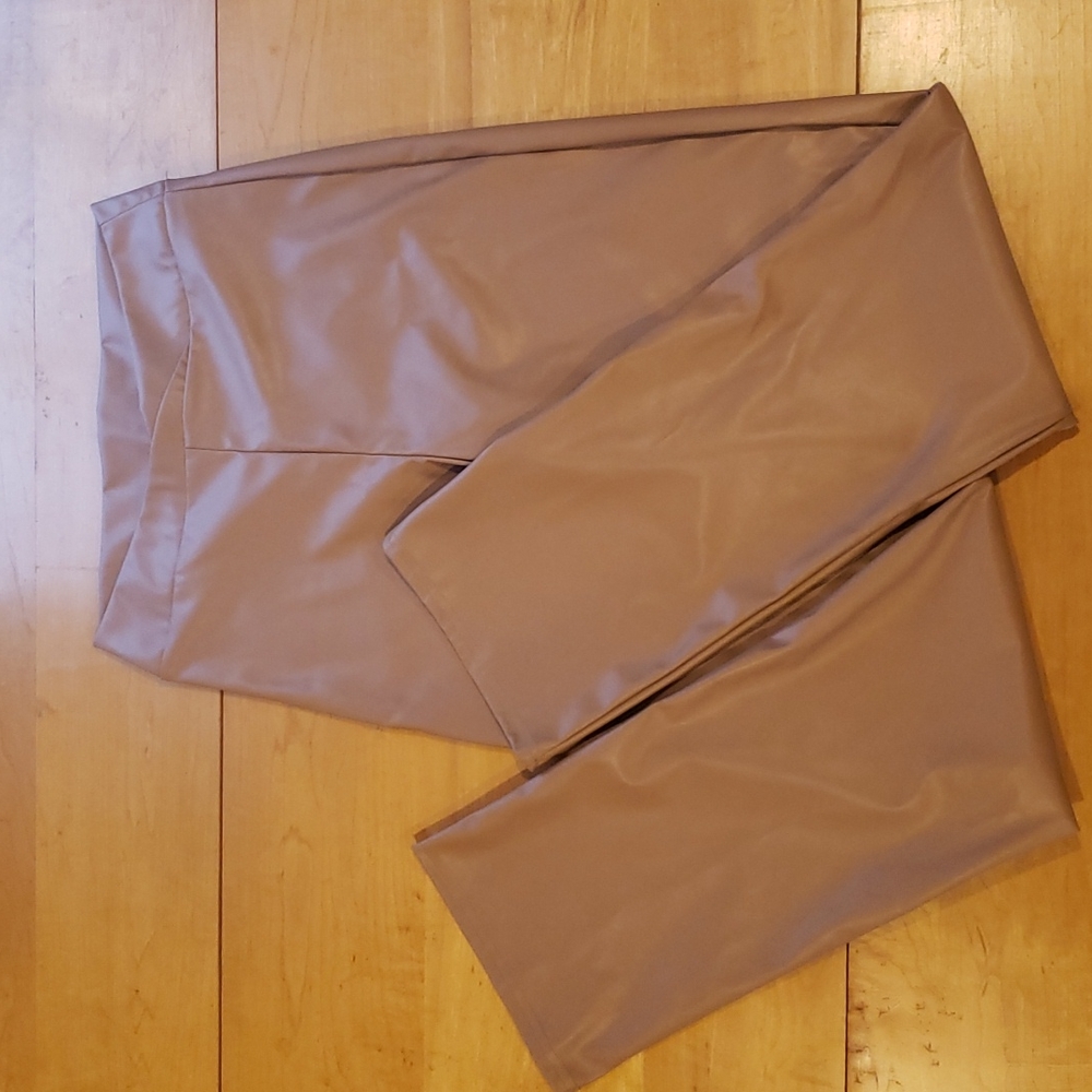 Pretty Little Thing Faux Leather high waisted pants